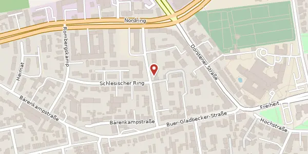 Karte der Umgebung von Gerhart-Hauptmann-Str. 12, 45894 Gelsenkirchen