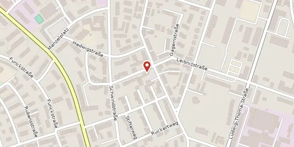 Karte der Umgebung von Kollwitzstraße 22, 95447 Bayreuth