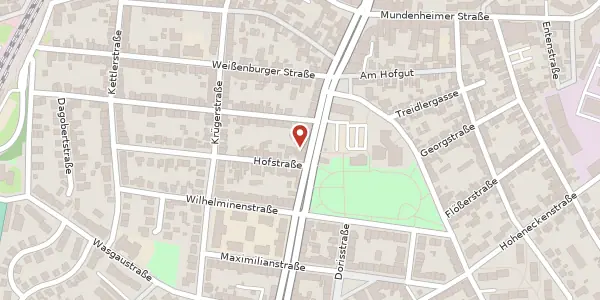 Karte der Umgebung von Rheingönnheimer Straße 119, 67065 Ludwigshafen am Rhein