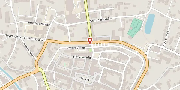 Karte der Umgebung von Schleusinger Straße 1, 98646 Hildburghausen