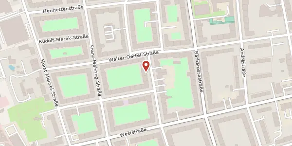 Karte der Umgebung von Hübschmannstraße 23, 09112 Chemnitz