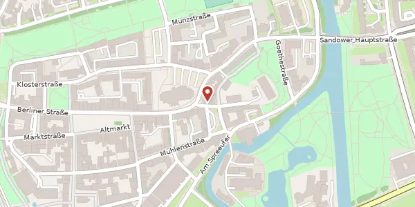 Karte der Umgebung von Gerichtsplatz 1, 03046 Cottbus