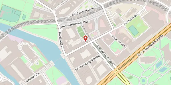 Karte der Umgebung von Anna-Louisa-Karsch-Straße 9, 10179 Berlin