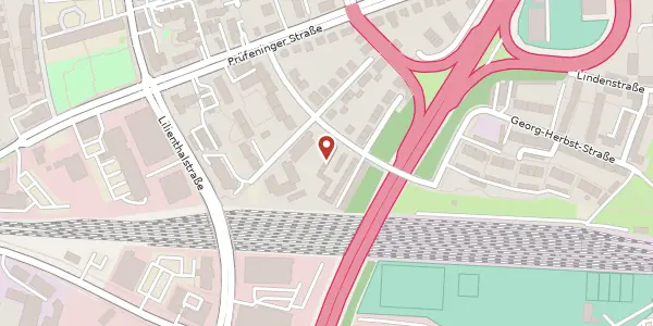 Karte der Umgebung von Scharnhorststr. 16, 93049 Regensburg
