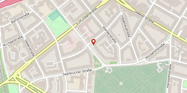 Karte der Umgebung von Steubenstr. 61, 45138 Essen