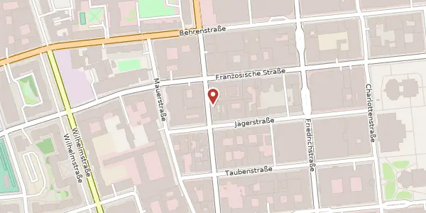 Karte der Umgebung von Glinkastraße 30, 10117 Berlin