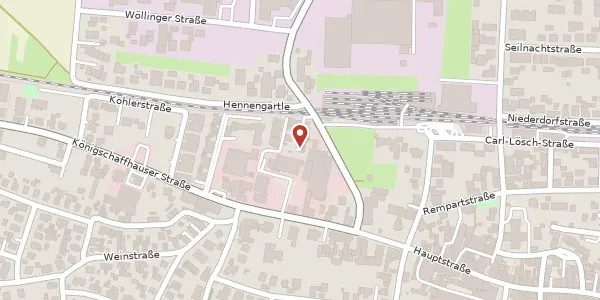 Karte der Umgebung von Forchheimerstraße 7 d, 79346 Endingen am Kaiserstuhl