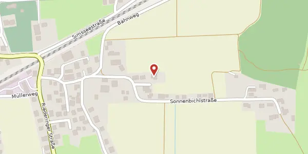 Karte der Umgebung von Kirschenweg 5, 83071 Stephanskirchen