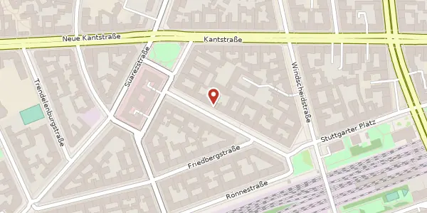 Karte der Umgebung von Leonhardtstraße 10, 14057 Berlin