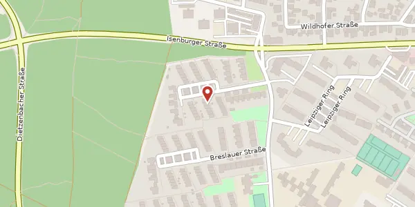 Karte der Umgebung von Karlsbader Str. 30, 63150 Heusenstamm