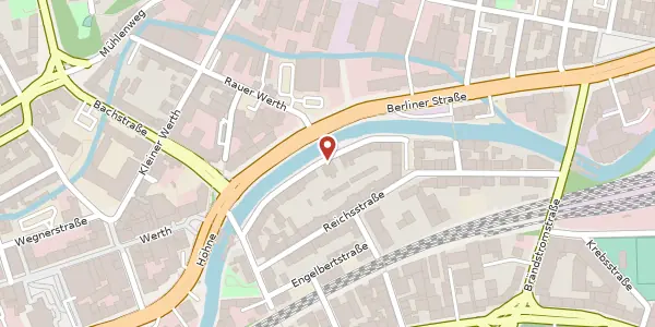Karte der Umgebung von Uferstr. 20, 42275 Wuppertal