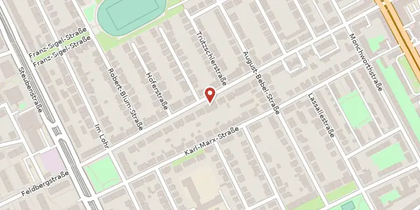 Karte der Umgebung von Niederfeldstraße 54, 68199 Mannheim