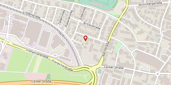 Karte der Umgebung von Parkstraße 13/2, 71063 Sindelfingen