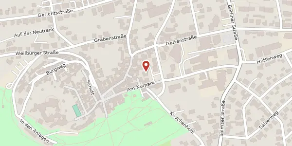 Karte der Umgebung von Am Kurpark 13, 35619 Braunfels