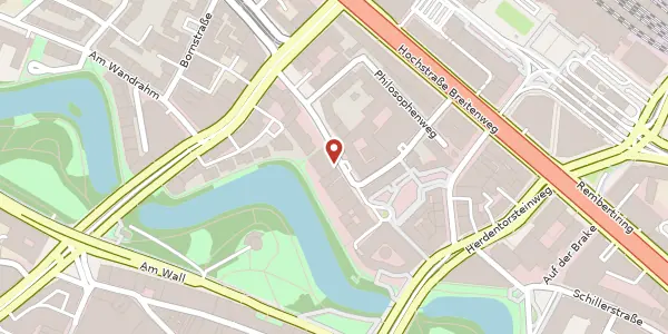 Karte der Umgebung von Birkenstraße 37, 28195 Bremen