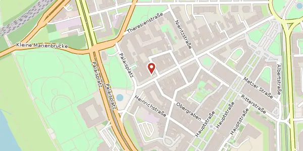 Karte der Umgebung von Königstraße 1, 01097 Dresden
