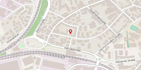 Karte der Umgebung von Silcherstraße 42, 71332 Waiblingen