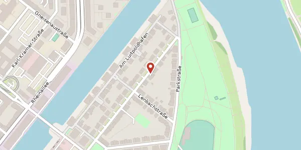 Karte der Umgebung von Hafenstraße 114, 67061 Ludwigshafen am Rhein