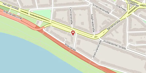 Karte der Umgebung von Hectorstr. 1, 40545 Düsseldorf