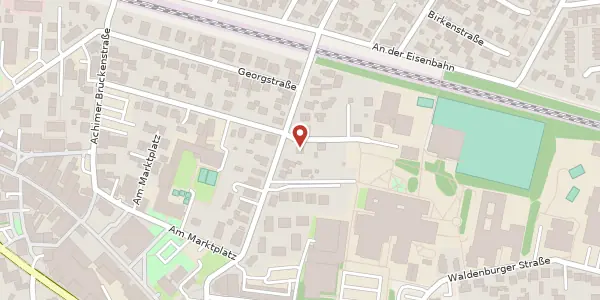 Karte der Umgebung von Feldstraße 17, 28832 Achim