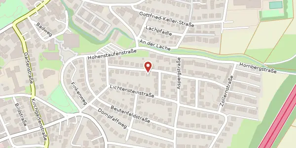 Karte der Umgebung von Rechbergstraße 16, 71254 Ditzingen