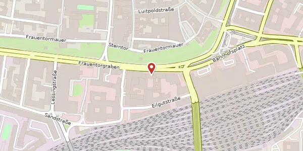Karte der Umgebung von Frauentorgraben 5, 90443 Nürnberg