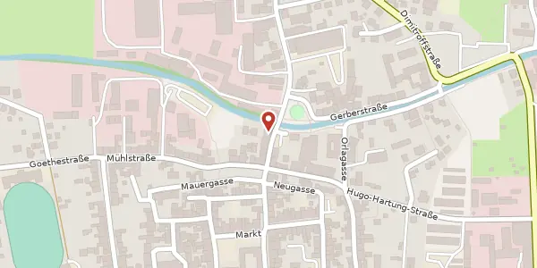 Karte der Umgebung von Rodaer Straße 19, 07806 Neustadt/Orla
