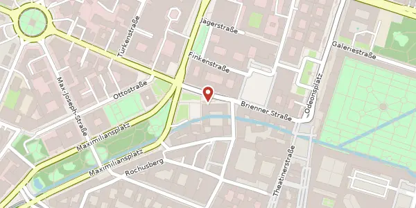 Karte der Umgebung von Brienner Str. 13, 80333 München