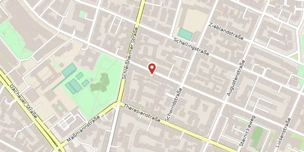 Karte der Umgebung von Heßstr. 63, 80798 München