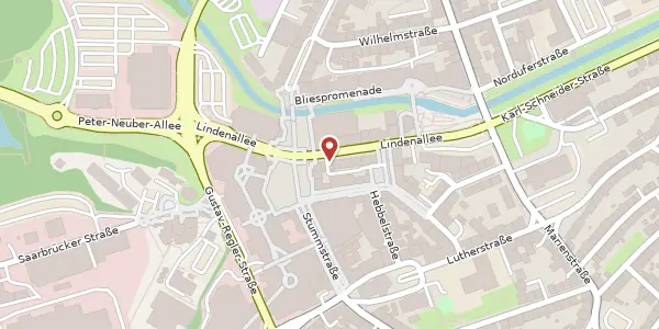 Karte der Umgebung von Lindenallee 2, 66538 Neunkirchen