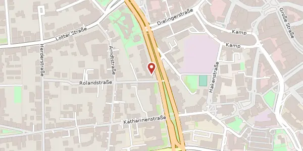 Karte der Umgebung von Heger-Tor-Wall 19, 49078 Osnabrück