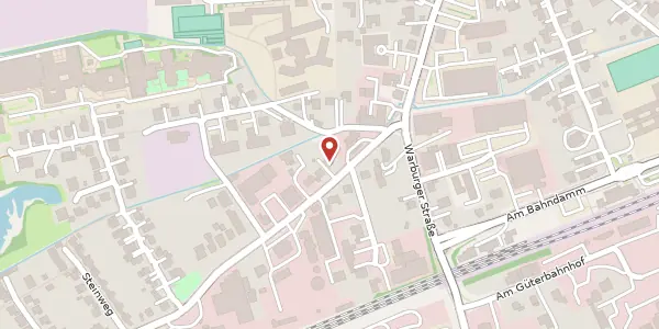 Karte der Umgebung von Driburger Str. 4, 33034 Brakel