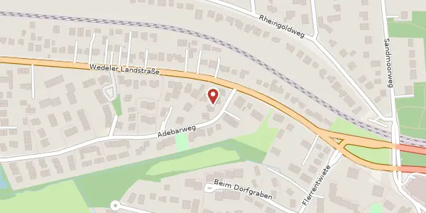 Karte der Umgebung von Adebarweg 8, 22559 Hamburg
