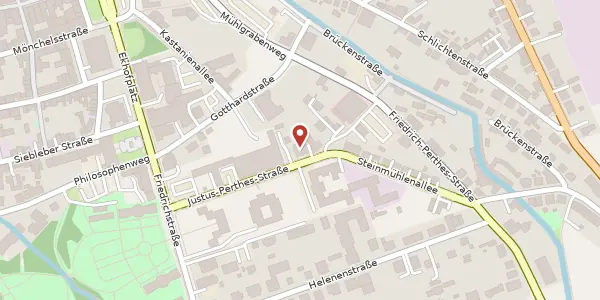 Karte der Umgebung von Justus-Perthes-Straße 11, 99867 Gotha