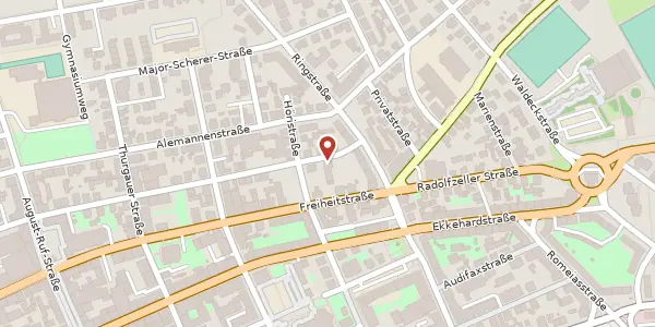 Karte der Umgebung von Theodor-Hanloser-Straße 40, 78224 Singen (Hohentwiel)