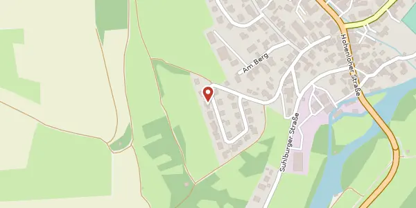 Karte der Umgebung von Am Mühlberg 25, 74547 Untermünkheim