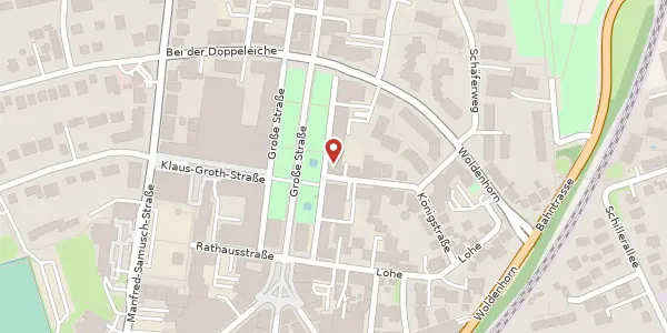 Karte der Umgebung von Große Straße 21, 22926 Ahrensburg