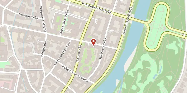Karte der Umgebung von Liebigstr. 22, 80538 München