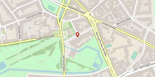 Karte der Umgebung von Malkastenstr. 7, 40211 Düsseldorf