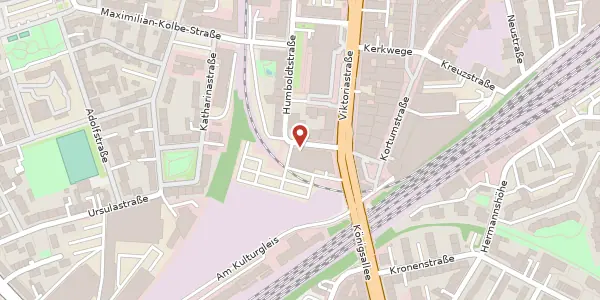 Karte der Umgebung von Humboldtstr. 70, 44787 Bochum