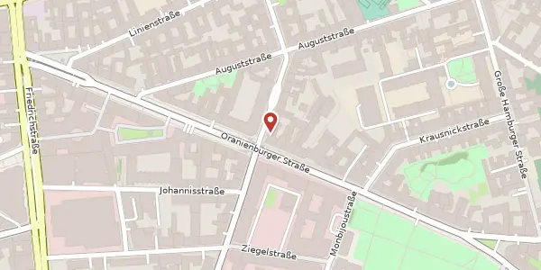 Karte der Umgebung von Tucholskystraße 18, 10117 Berlin