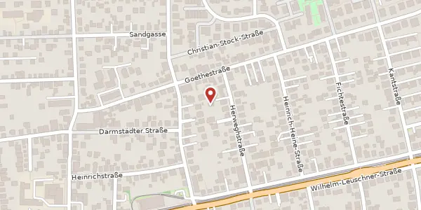 Karte der Umgebung von Herweghstr. 18a, 64347 Griesheim
