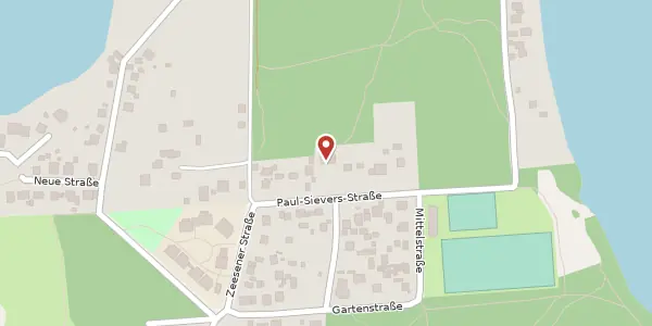 Karte der Umgebung von Paul-Sievers-Str. 9a, 15741 Bestensee
