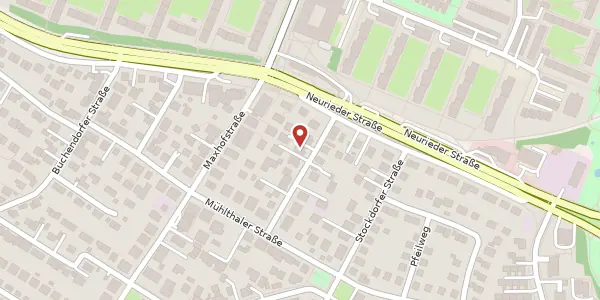 Karte der Umgebung von Riedener Str. 8, 81475 München