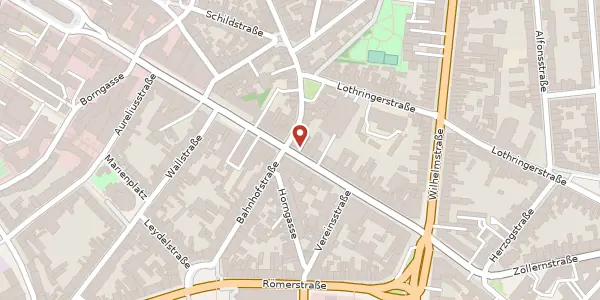 Karte der Umgebung von Theaterstr. 55, 52062 Aachen