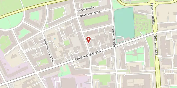 Karte der Umgebung von Hertelstraße 18, 01307 Dresden