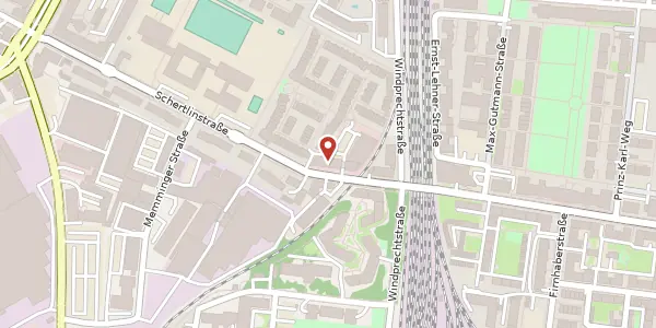 Karte der Umgebung von Schertlinstr. 13, 86159 Augsburg