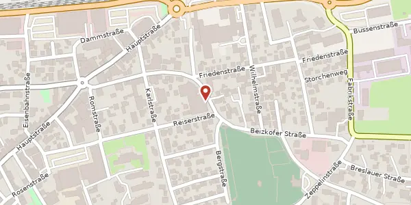 Karte der Umgebung von Beizkofer Straße 22, 88512 Mengen