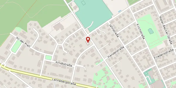 Karte der Umgebung von Kapellenstraße 33, 55124 Mainz-Gonsenheim