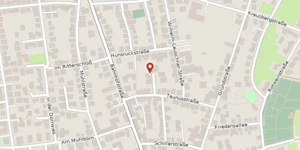 Karte der Umgebung von Taunusstraße 18, 55218 Ingelheim